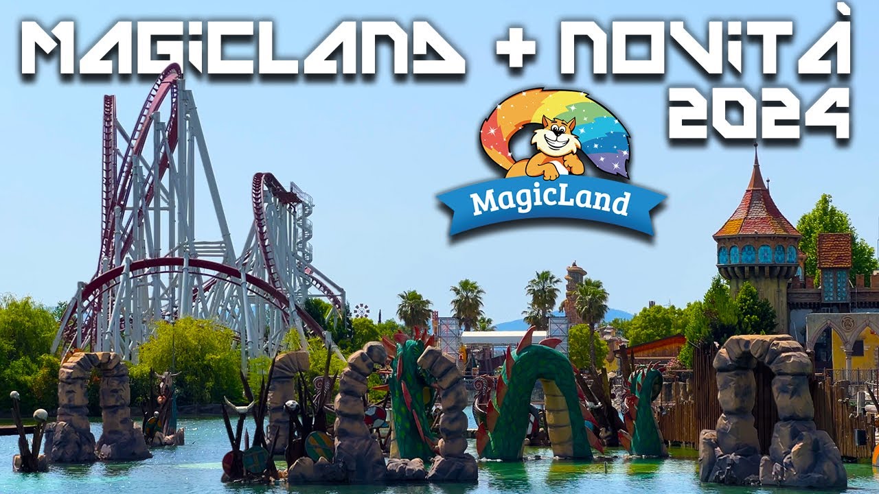 MAGICLAND TUTTO IL PARCO + NOVITÀ 2024 😨 PROVO LA NUOVA TORRE DI CADUTA ESTREMA!