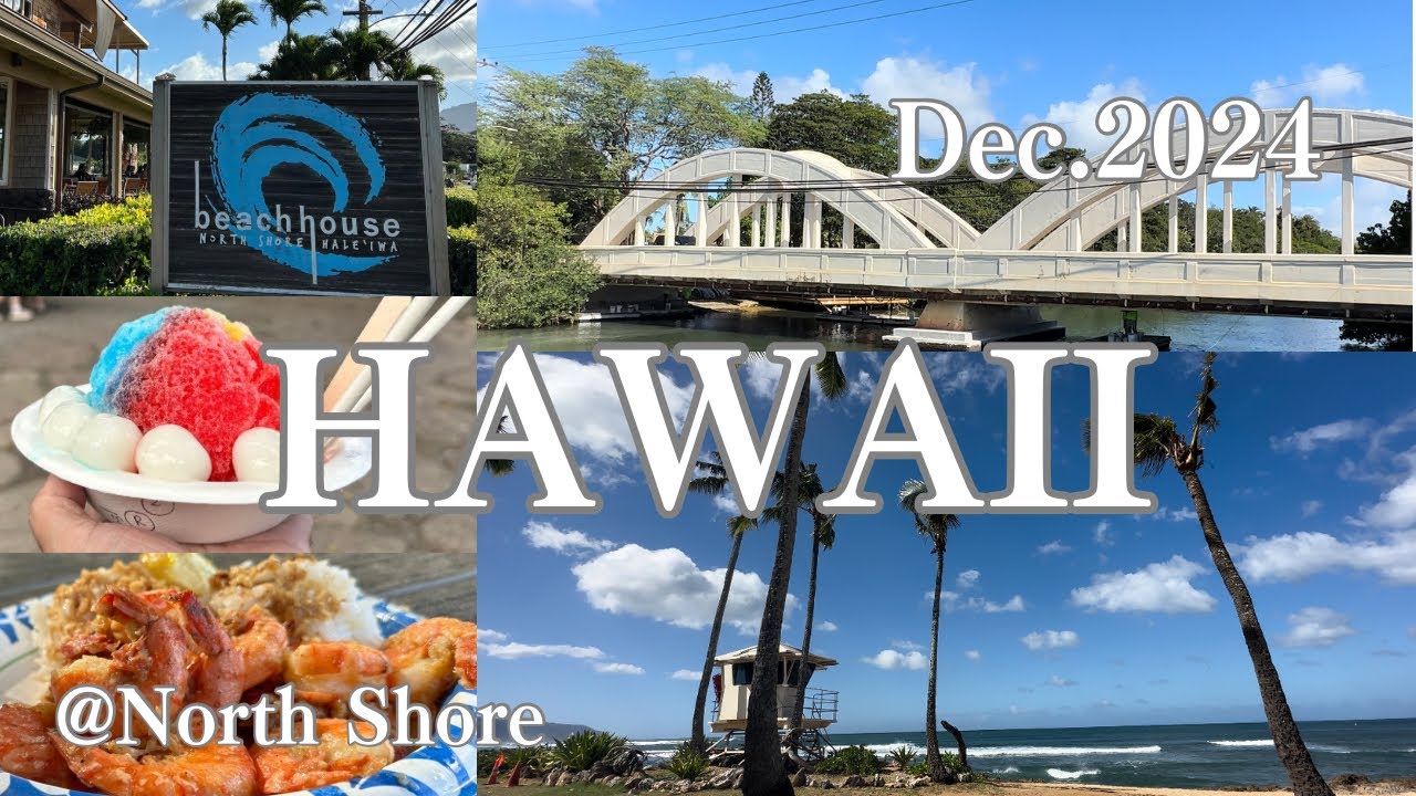 【HAWAII 】バスで行く、ノースショア / ハレイワを満喫しました  / ハレイワ・ビーチ・ハウス / 7泊9日