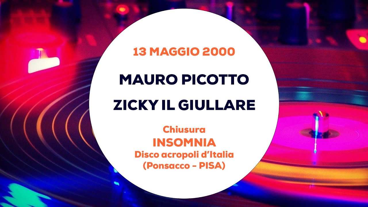 Mauro Picotto e Zicky il Giullare - Chiusura Insomnia (Ponsacco - Pisa) 13 Maggio 2000