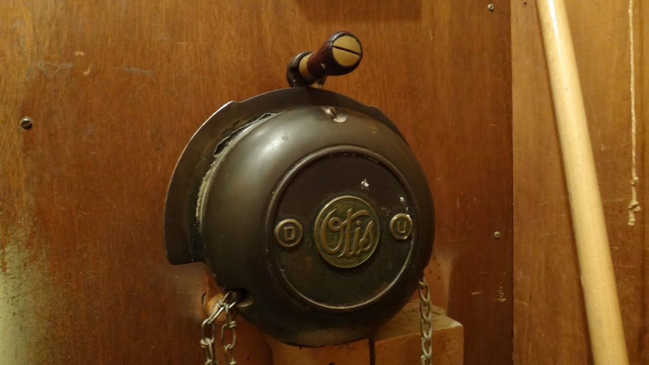 Historic Otis Traction elevator @ Menard Manor Menard TX (Manually Controlled)