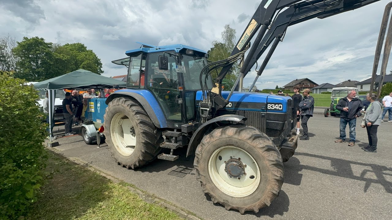Ford New Holland 8340 Schlepper an Zapfwellenbremse Dyno Dynamometer