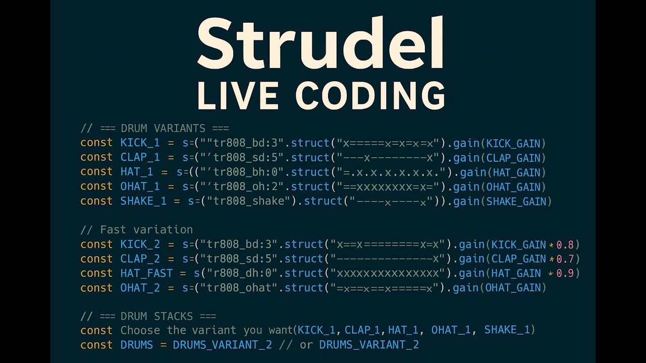 BASS KING Strudel Live Coding | AlgoRave Vol. 3