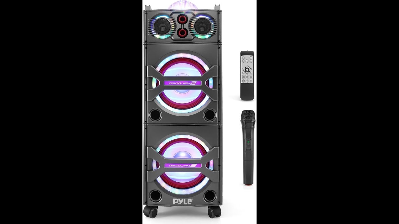 Pyle 2000W Bluetooth Karaoke PA Speaker System