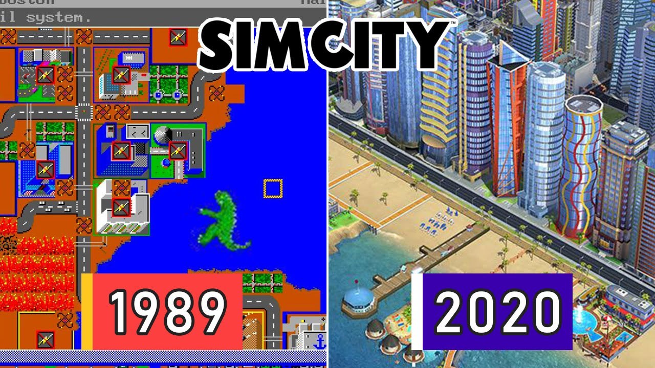 Evolution of SimCity Video Games 1989-2014