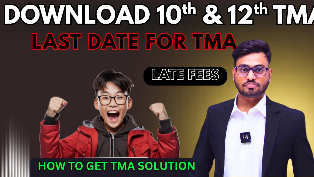NIOS TMA 2025 Update | How to Download 10th & 12th TMA, Last Date, Late Fees & Complete Solution