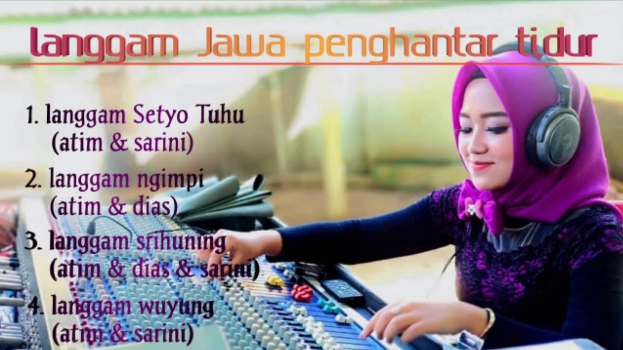 Langgam Jawa penghantar tidur