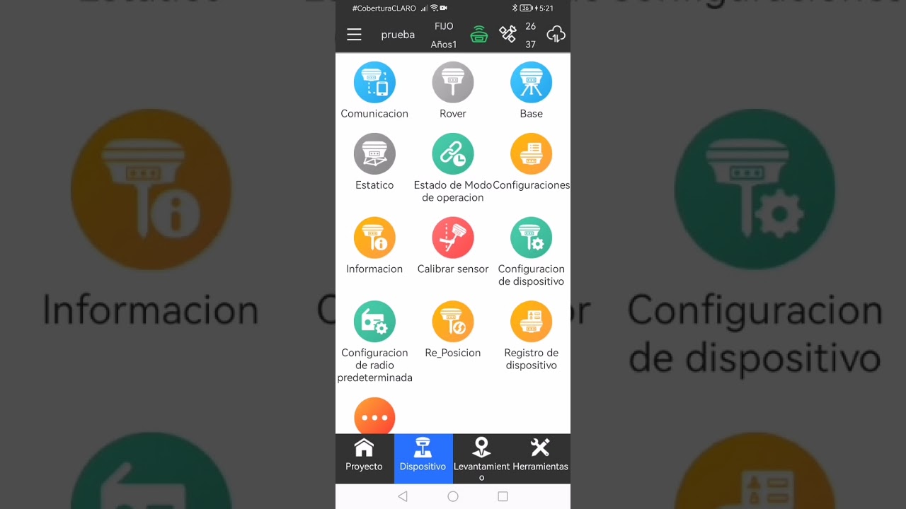 SURPAD PROGRAMA DE LEVANTAMIENTO RTK, CONFIGURACION RTK SURPAD