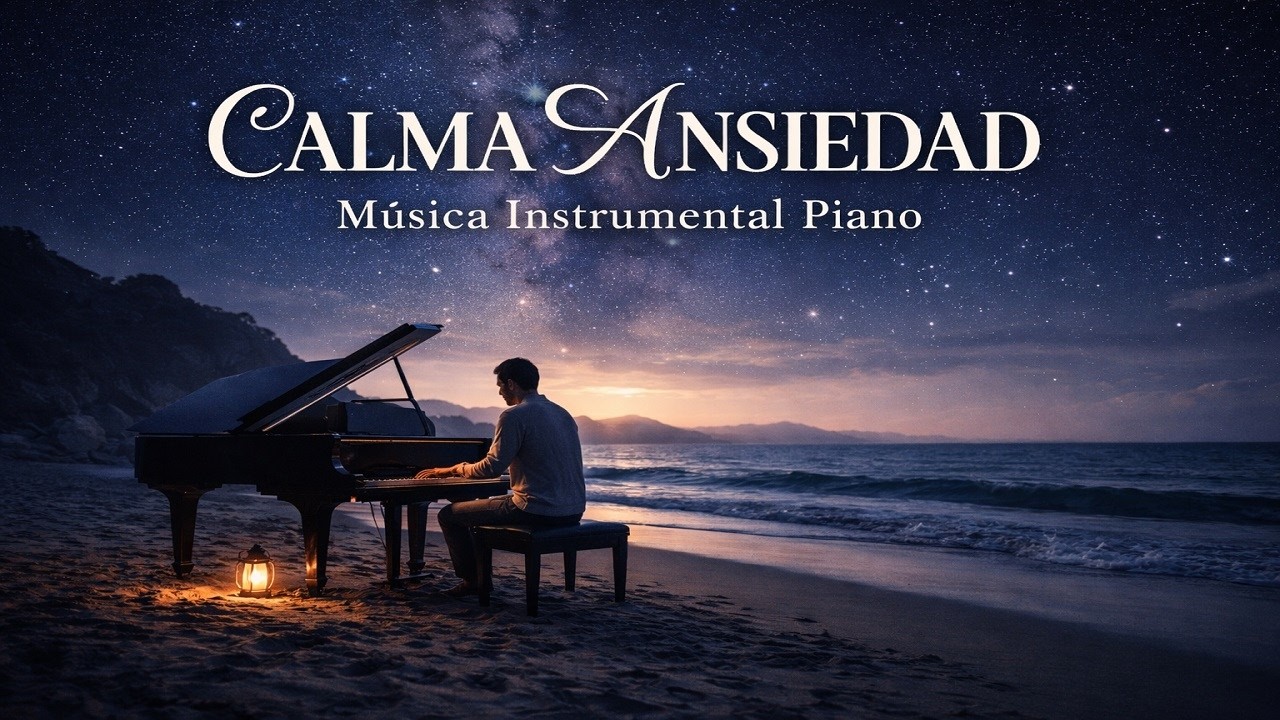 Calma la Ansiedad esta Noche | Piano Instrumental para Paz Profunda