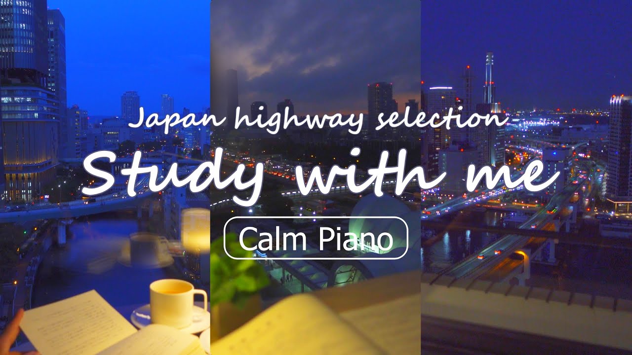 9-hour STUDY WITH ME / pomodoro (50/10) / BGM / Calm Piano🎹 / Focus study music / real time / timer