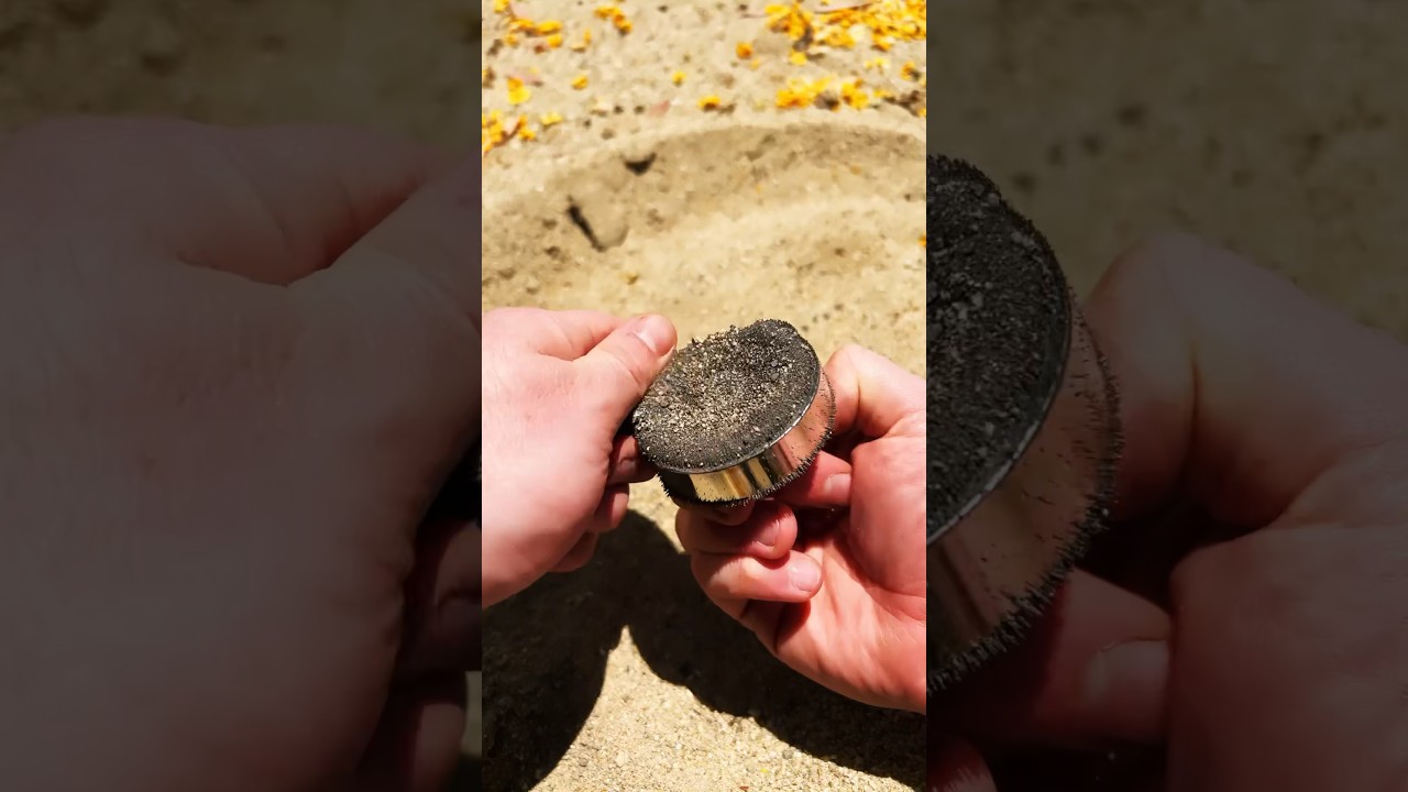 Filter Iron from sand | How to #shorts
