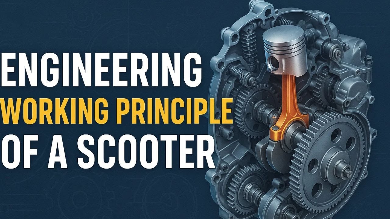 Engineering Working Principle Of A Scooter &ndash; How Scooter Engine Works Explained