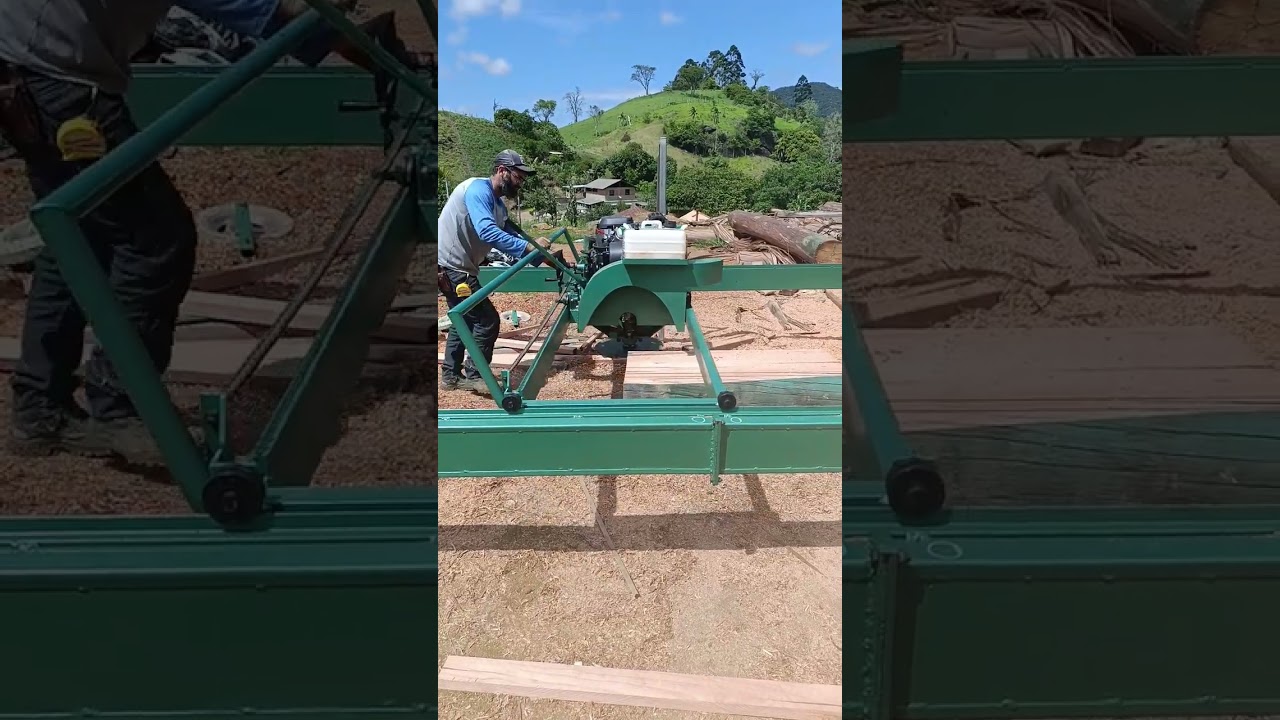 Como processo pra tirar prancha na serraria Cm500