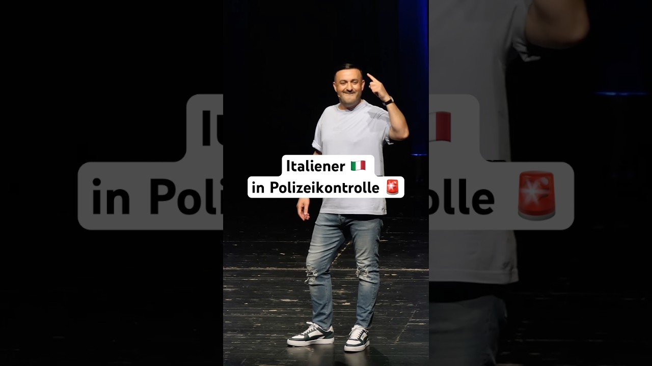 Italiener sind garnicht temperamentvoll🤣❤️ #italien #italiener #standupcomedy #albaner #lachen