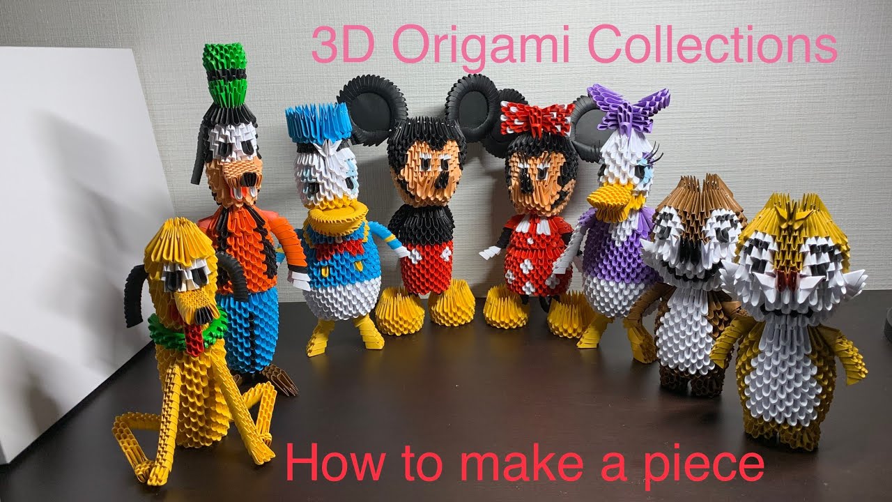 Maika ‘s 3d Origami Collections & How to make a piece