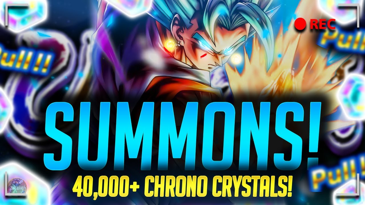 ULTRA VEGITO BLUE 40,000+ CHRONO CRYSTAL SUMMONS! TIME TO 14 STAR & SHOWCASE! (Dragon Ball Legends)