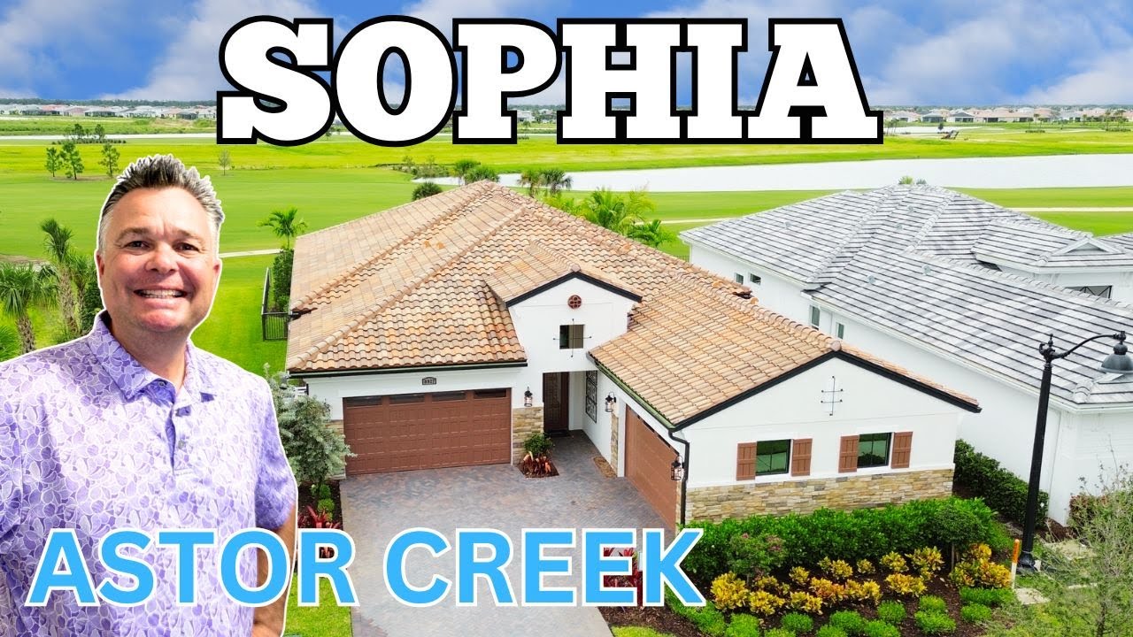 The SOPHIA Model Home Tour Astor Creek Port St Lucie Fl