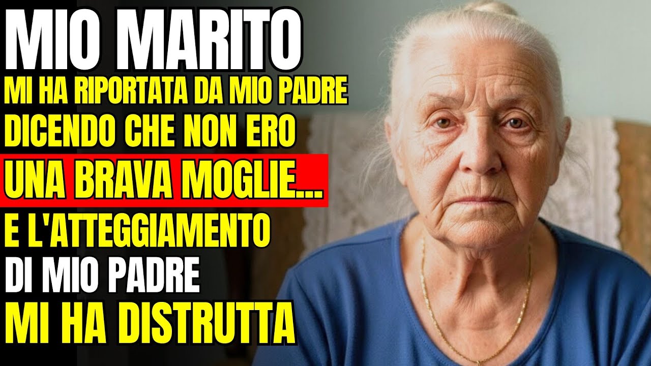 MI HA RIACCOMPAGNATA DA MIO PADRE E IL DOLORE È STATO ANCORA PIÙ GRANDE | LA STORIA DI QUESTA NONNA