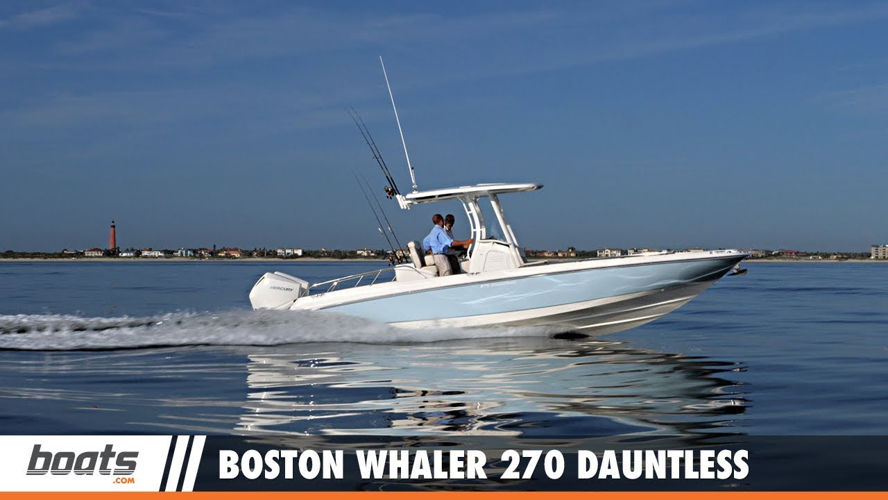 Boston Whaler 270 Dauntless: Видеообзор катера