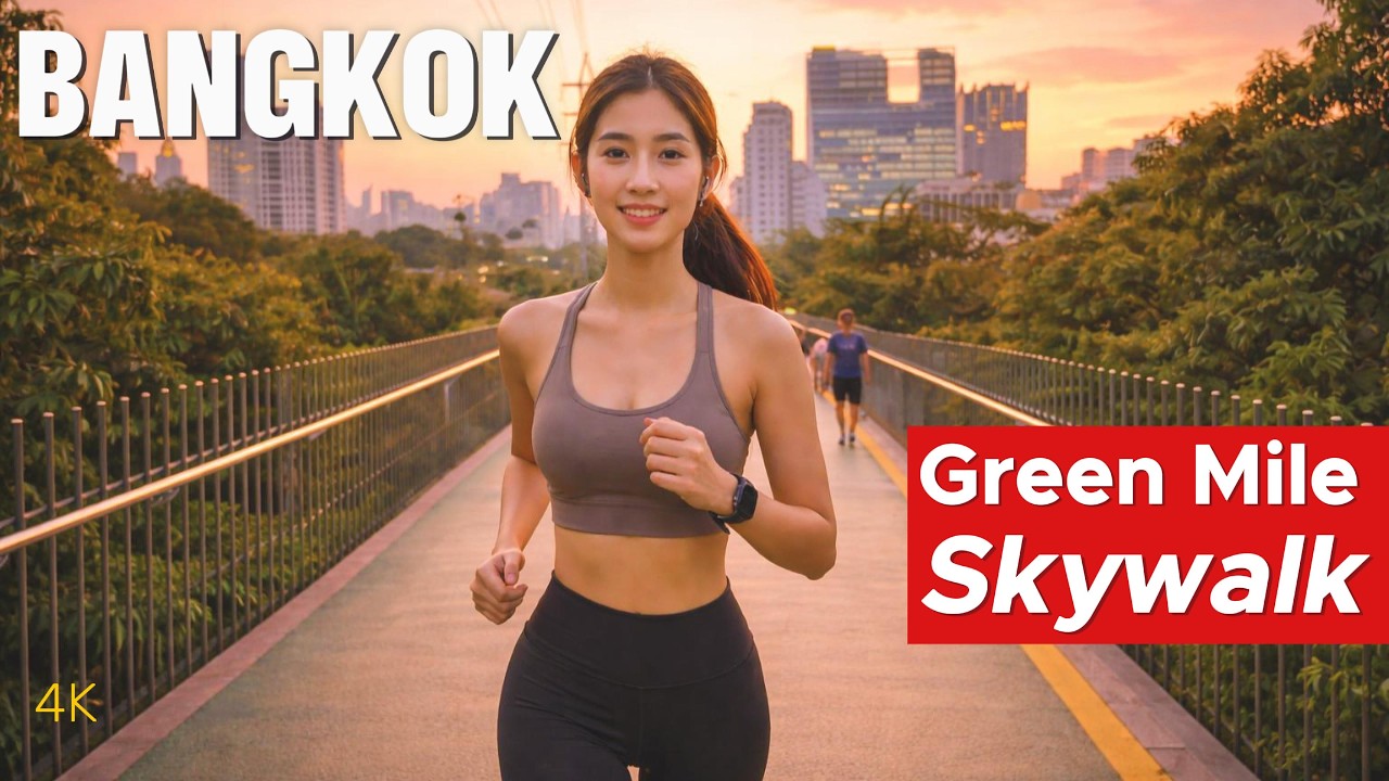 Bangkok Sunset Walk – The Hidden Skywalk Between Lumphini & Benjakitti Park