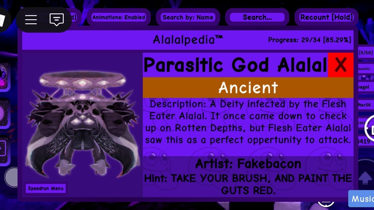 Find The Alalals | How to get Parasitic God Alalal (ANCIENT)