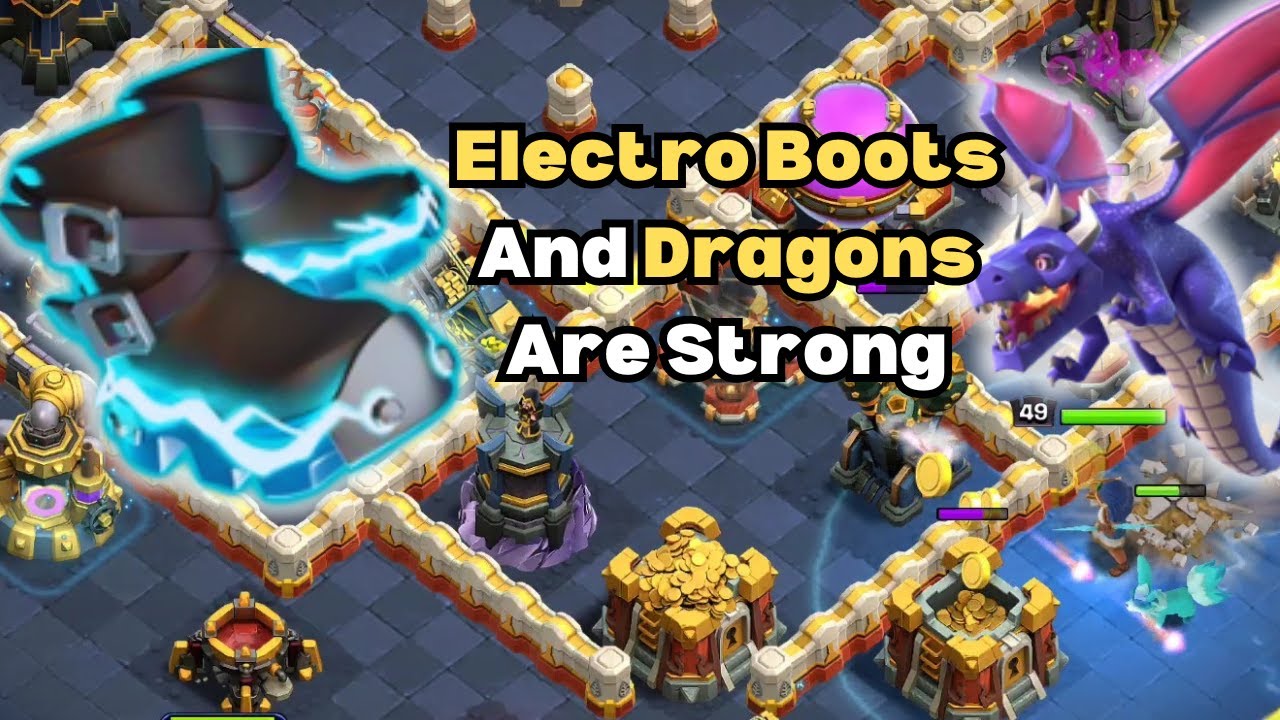 High Legends Live Attacks/Explanation - Electro Boots And Dragons - Clash Of Clans Attack Strategy