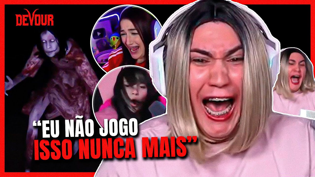 1 HORA DE VÁRIOS SUSTOS NO DEVOUR (ft. @dannygamerofc e @MarcellaFF) | Nytrix - DEVOUR