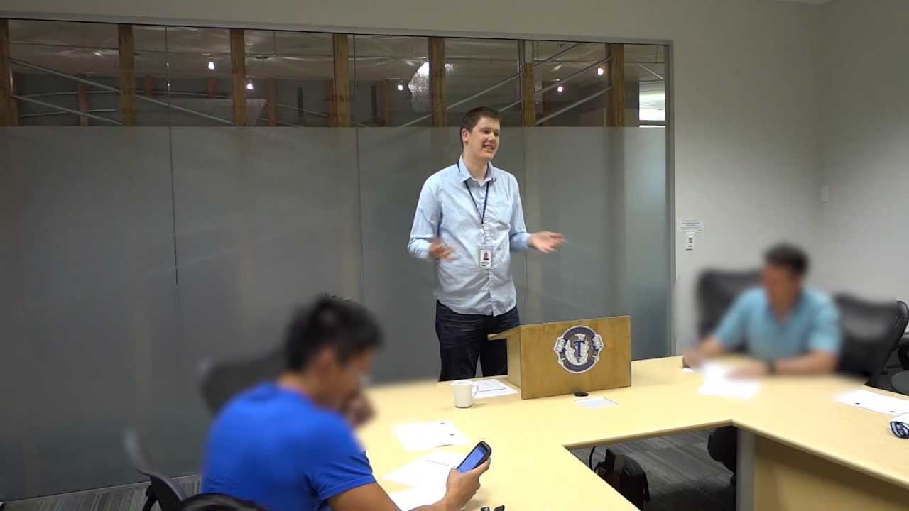 Toastmasters Sergeant at Arms example - Geoff Peters at Best Run Toastmasters in Vancouver BC Canada