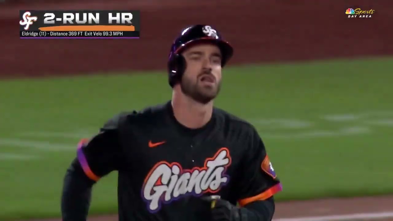 Bryce Eldridge's 11th home run of the 2026 season is a 2-run shot