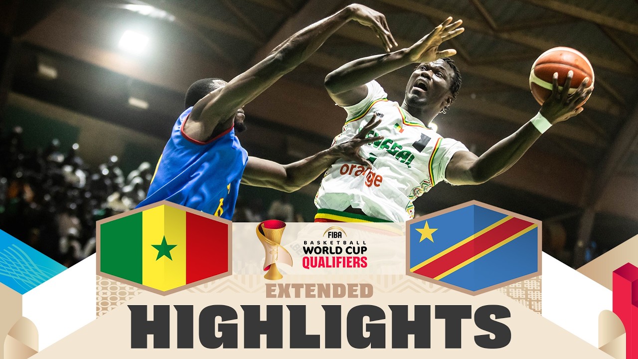 Senegal 🇸🇳 v Congo DR 🇨🇩 | Extended Highlights | FIBA Basketball World Cup 2027 African Qualif.