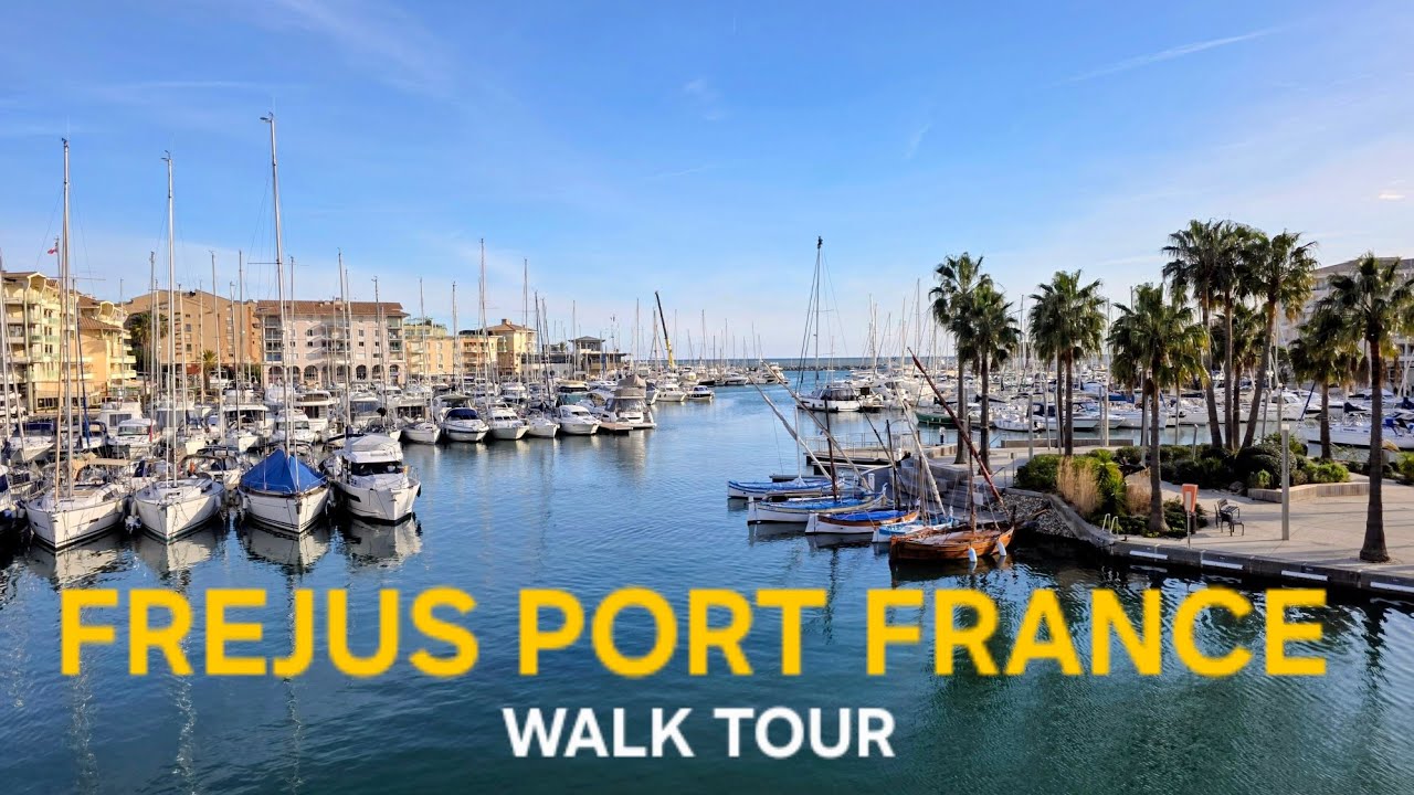 Walking Around the Frajus Port France.