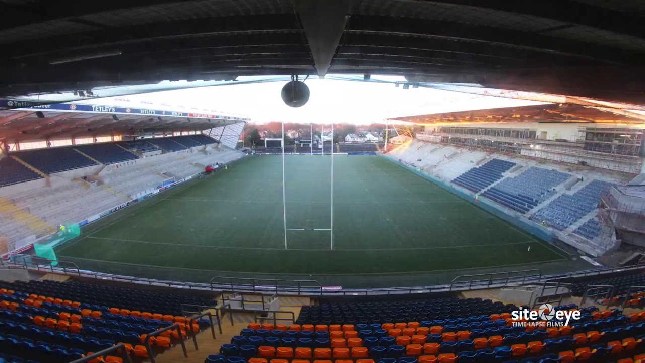 January timelapse video of Emerald Headingley Stadium's redevelopment