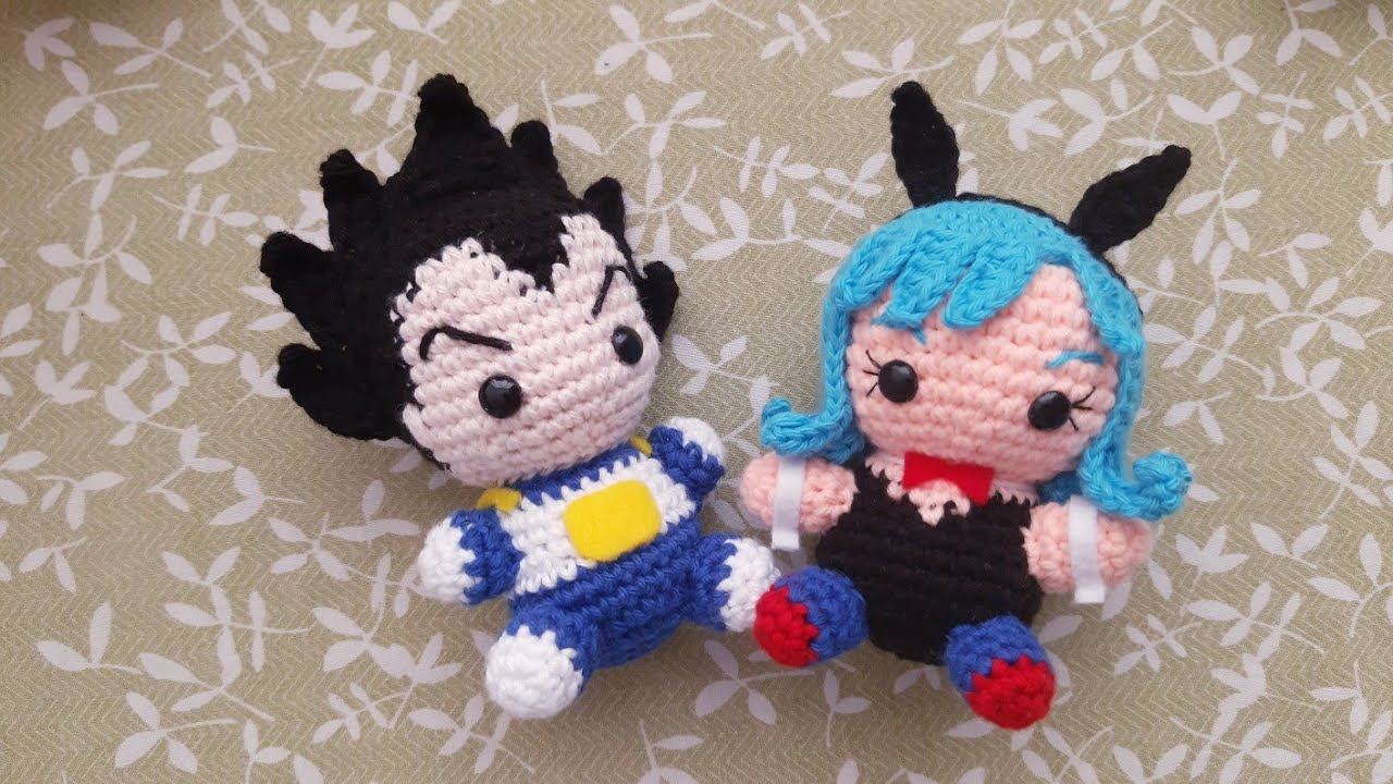 Muñeca amigurumi BULMA conejita a crochet - brazos, piernas, cuerpo y cola