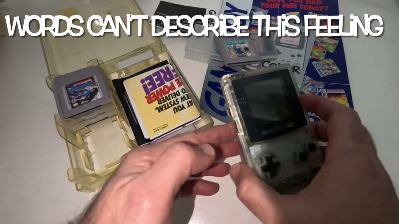 Found my childhood Game Boy at my mom’s house (30 years old!)