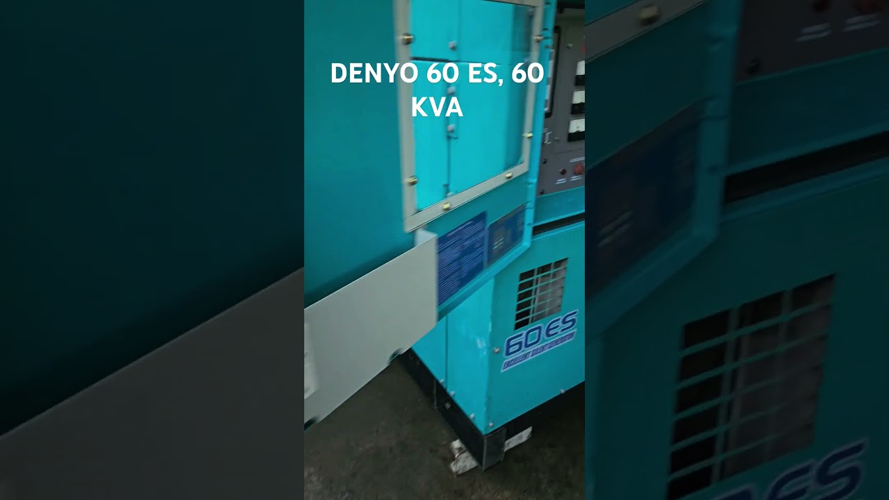 Tes beban genset denyo 60 kva #genset #soundindonesia