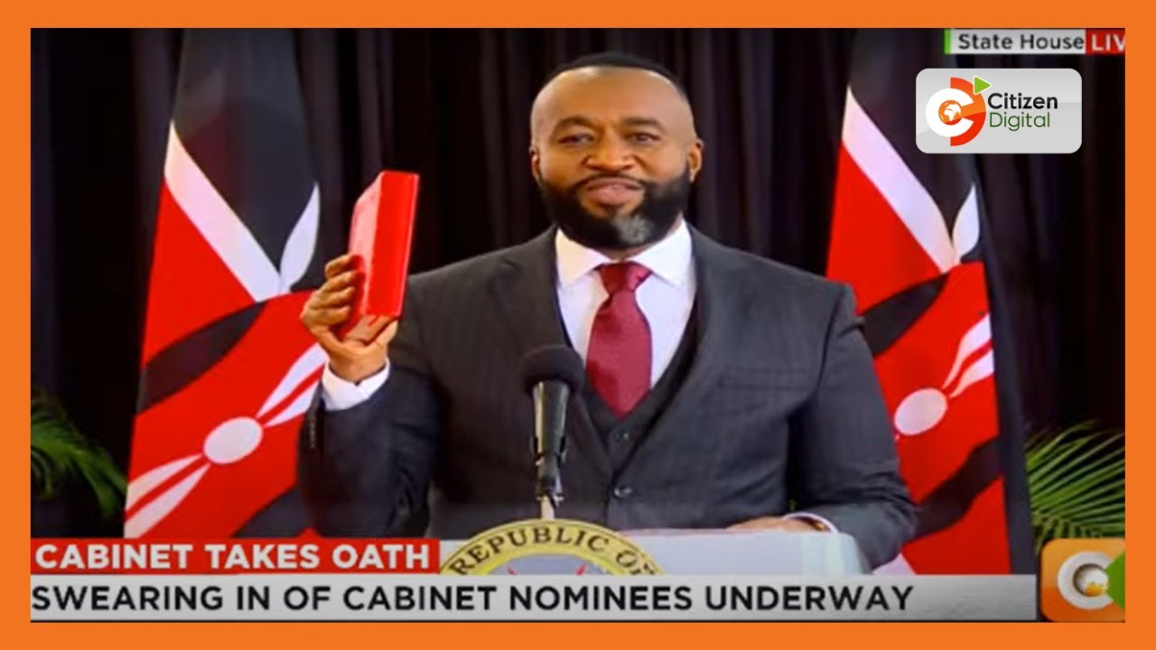Hassan Ali Joho takes oath of office as Cabinet Secretary for Mining