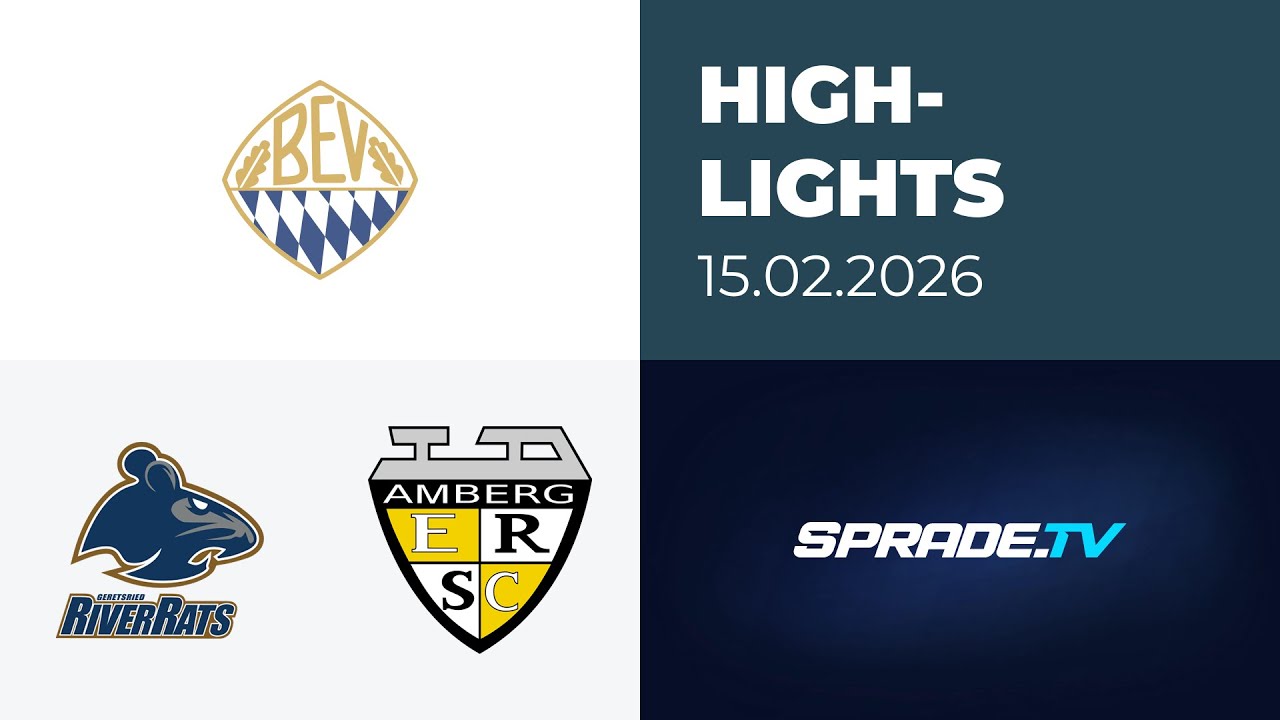 15.02.2026 - Highlights - ESC Riverrats Geretsried vs. ERSC Amberg