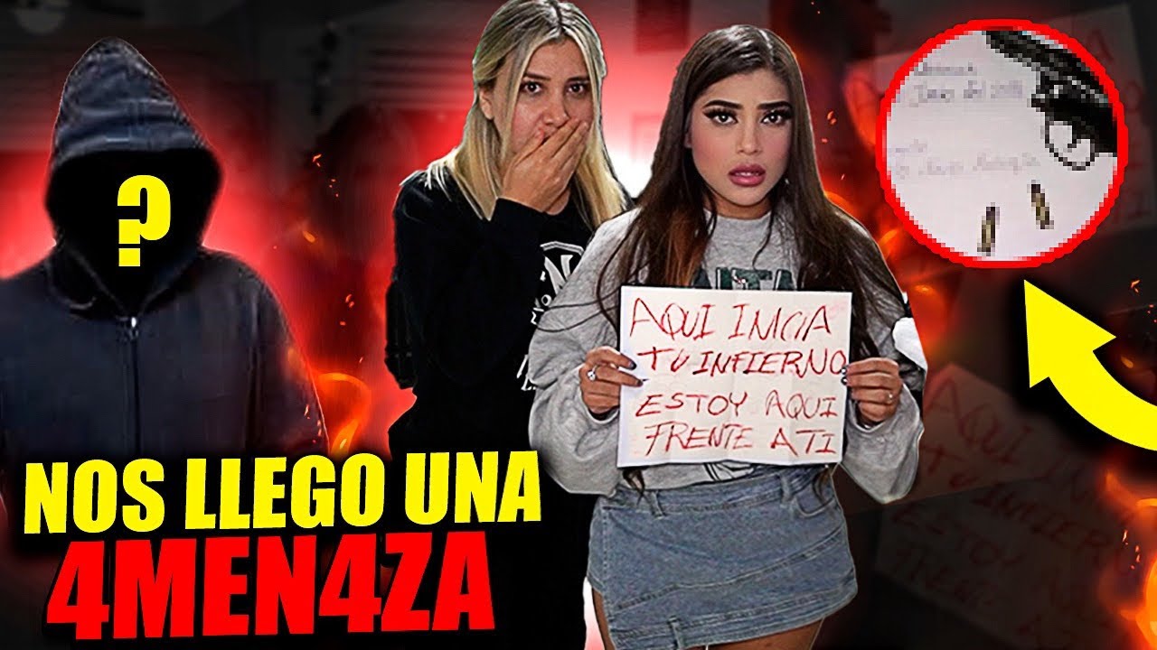 RECIBO AM3NAZ4 DE MU3RT3 DE UN HATER | NOS DEJO UN CARTEL.