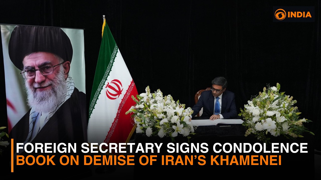 India condoles Khamenei death; Foreign Secretary Vikram Misri  meets Iran envoy
