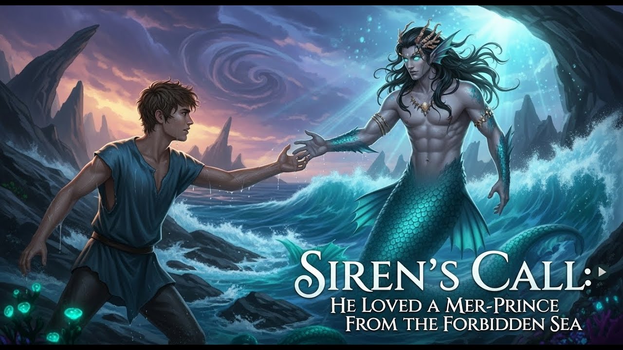 Forbidden Love: Fisherman Falls For the Merman Prince of the Ocean 🧜🏻‍♂️🌊| BL Story