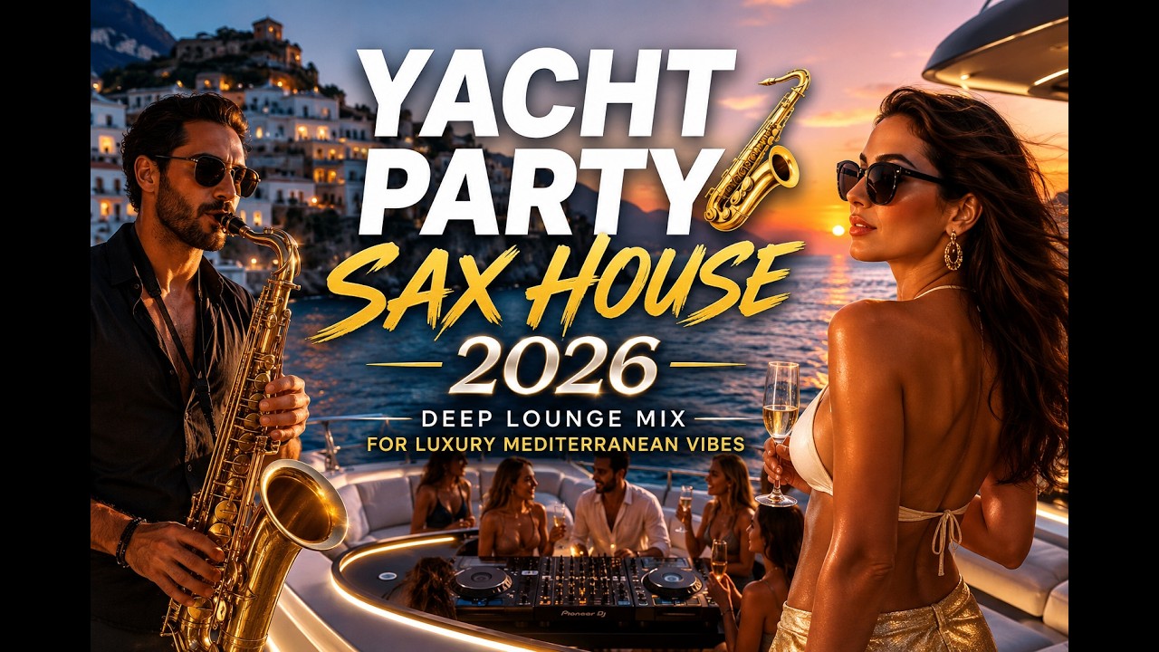 Yacht Party Sax House 2026 🎷 Deep Lounge Mix for Luxury Mediterranean Vibes