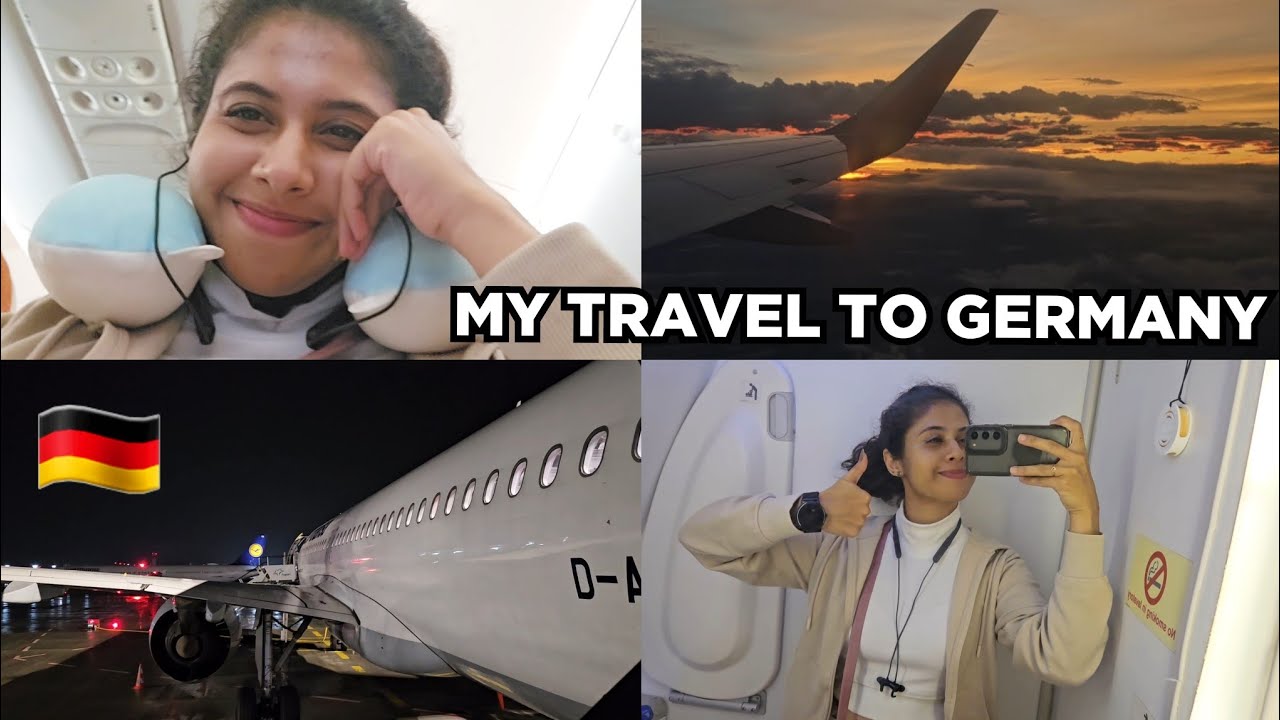 🇮🇳🇩🇪ജർമ്മനിയിലേക്ക് എൻ്റെ ആദ്യത്തെ international flight യാത്ര| India to Germany Vlog| Chikkus Dine