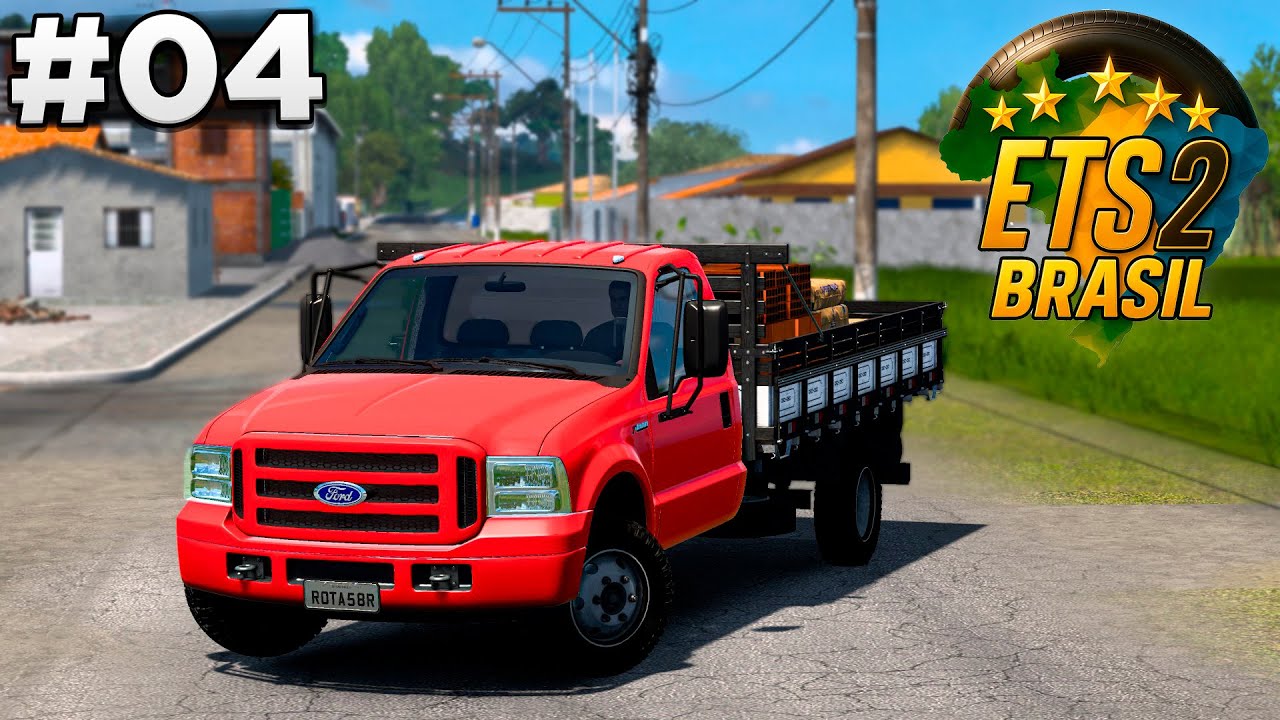 ETS 2 BRASIL | MEU AMIGO ME EMPRESTOU UMA FORD F-4000, VAMOS GANHAR DINHEIRO!