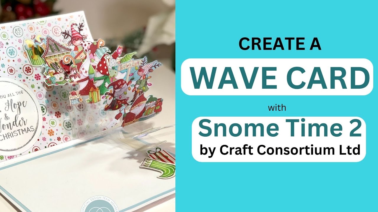 Wave Card  with Snome Time 2