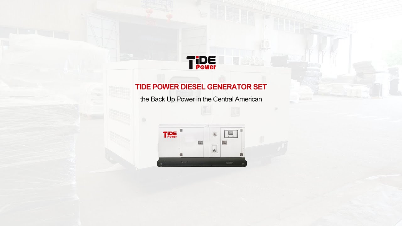 Tide Power Diesel Generator Setthe Back Up Power in the Central American