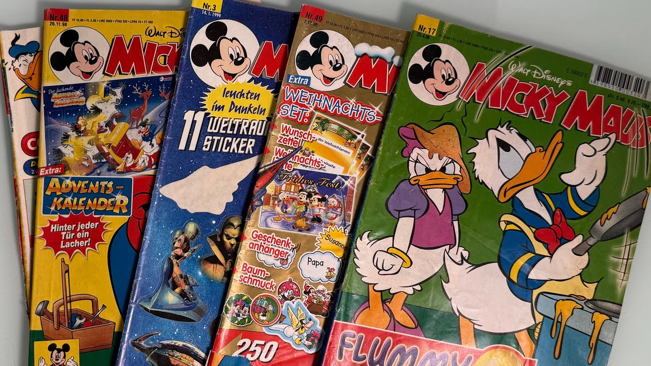 Micky Maus Magazin der 90er mit Spielzeug