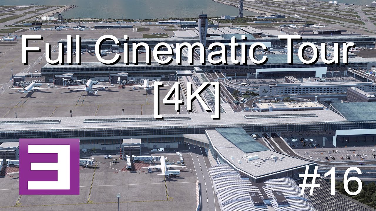 The Most Realistic Airport Ever Created in Cities: Skylines [Full 4K Cinematic Tour] Sarougal Ep 16