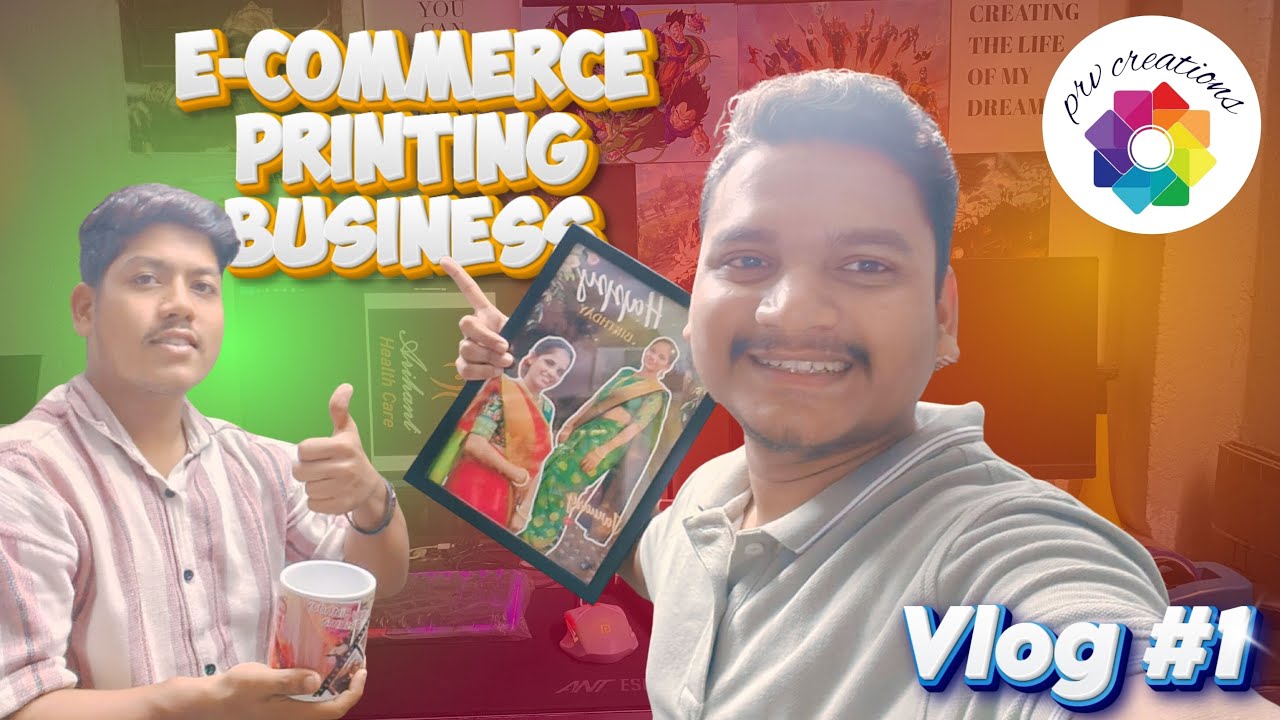 First Vlog! 🚀 Starting Our E-Commerce Printing Business | PRV Creations 