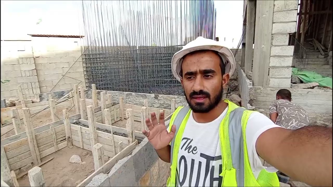 شرح كامل تنفيذ خزان ارضي خرساني من قراءه اللوح الى التسليح في الموقع