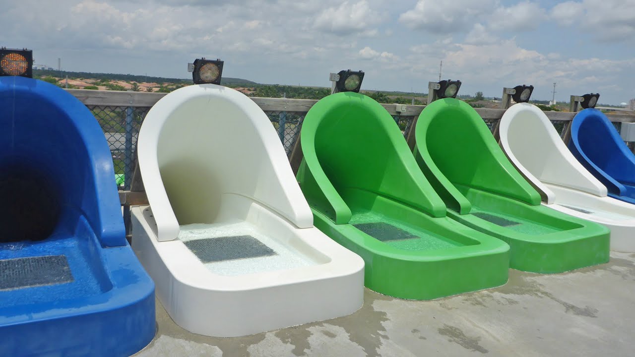 Rapids Water Park - Rapids Racer || ProSlide KrakenRACER Mat Slide Onride POV
