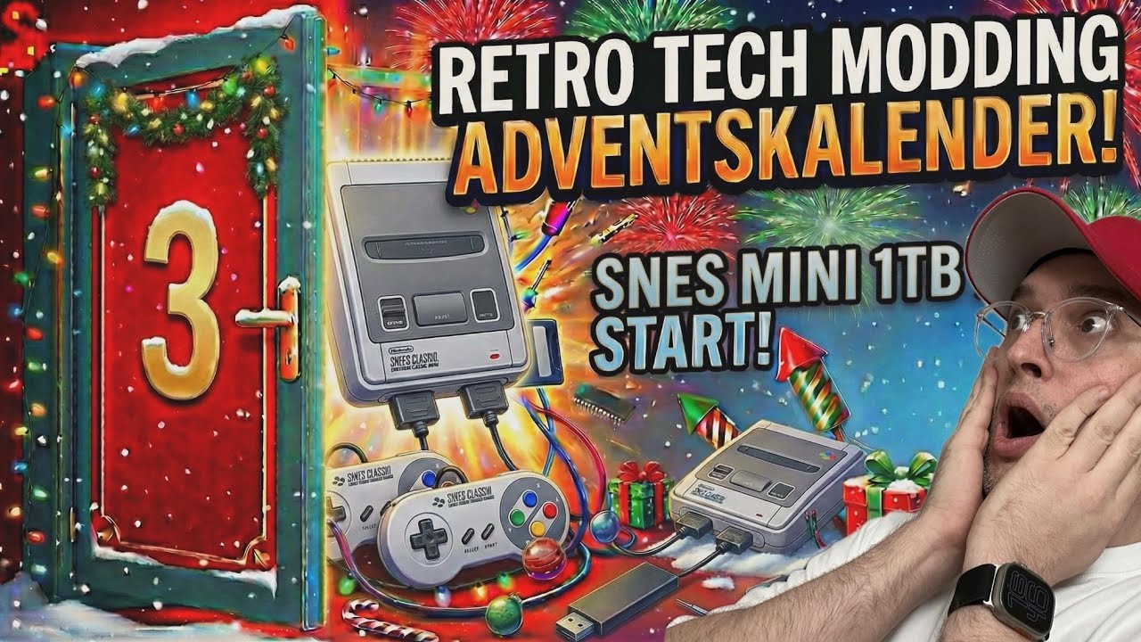 SNES Mini 1TB Mod 2025: T&uuml;rchen #3 &ndash; SD Karten Mod